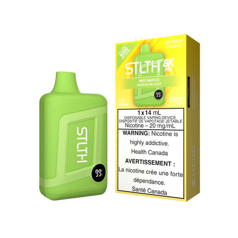Stlth 8K Pro -White Grape Ice Stlth 8K Pro -White Grape Ice
