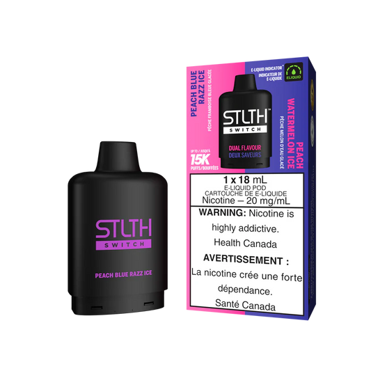 Stlth Loop Switch - Peach Blue Razz Ice / Peach Watermelon Ice