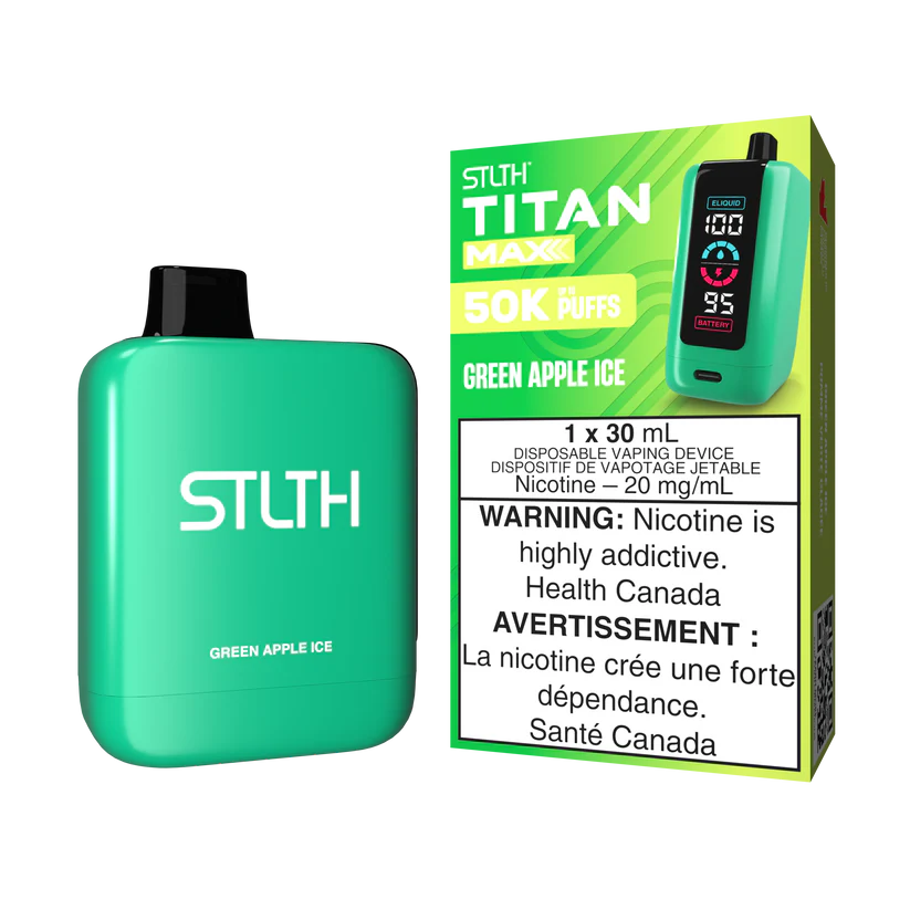 Stlth Titan Max - Green Apple Ice Stlth Titan Max - Green Apple Ice