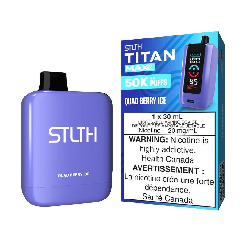 Stlth Titan Max - Quad Berry Ice Stlth Titan Max - Quad Berry Ice