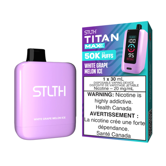 Stlth Titan Max white grape melon ice