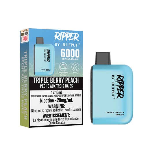 Ripper 6000 - Triple Berry Peach