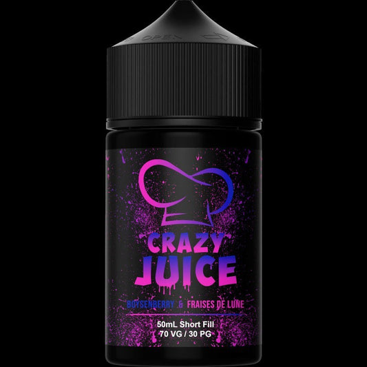 crazy juice 100ml boysenberry fraise 3mg