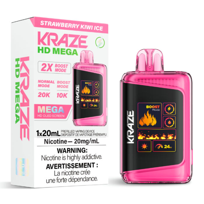 Kraze HD Mega - Stawberry Kiwi Ice Kraze HD Mega - Stawberry Kiwi Ice