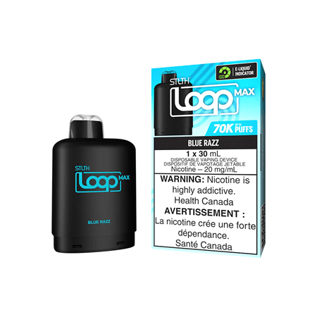STLTH Loop Max – 70k Puffs Pod System-Blue razz-20mg STLTH Loop Max – 70k Puffs Pod System-Blue razz-20mg