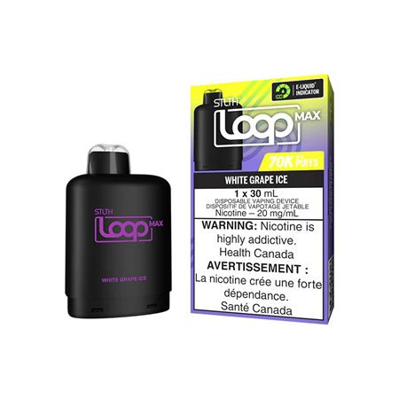 STLTH Loop Max – 70k Puffs Pod System-White grape ice-20mg