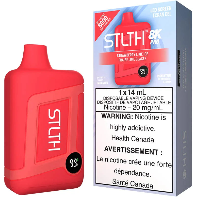 Stlth 8K Pro - Strawberry Lime ice Stlth 8K Pro - Strawberry Lime ice
