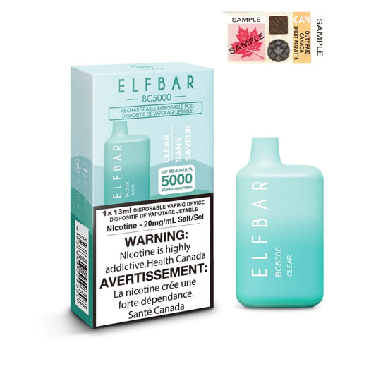 ELF Bar 5000 - CLEAR (Flavourless)