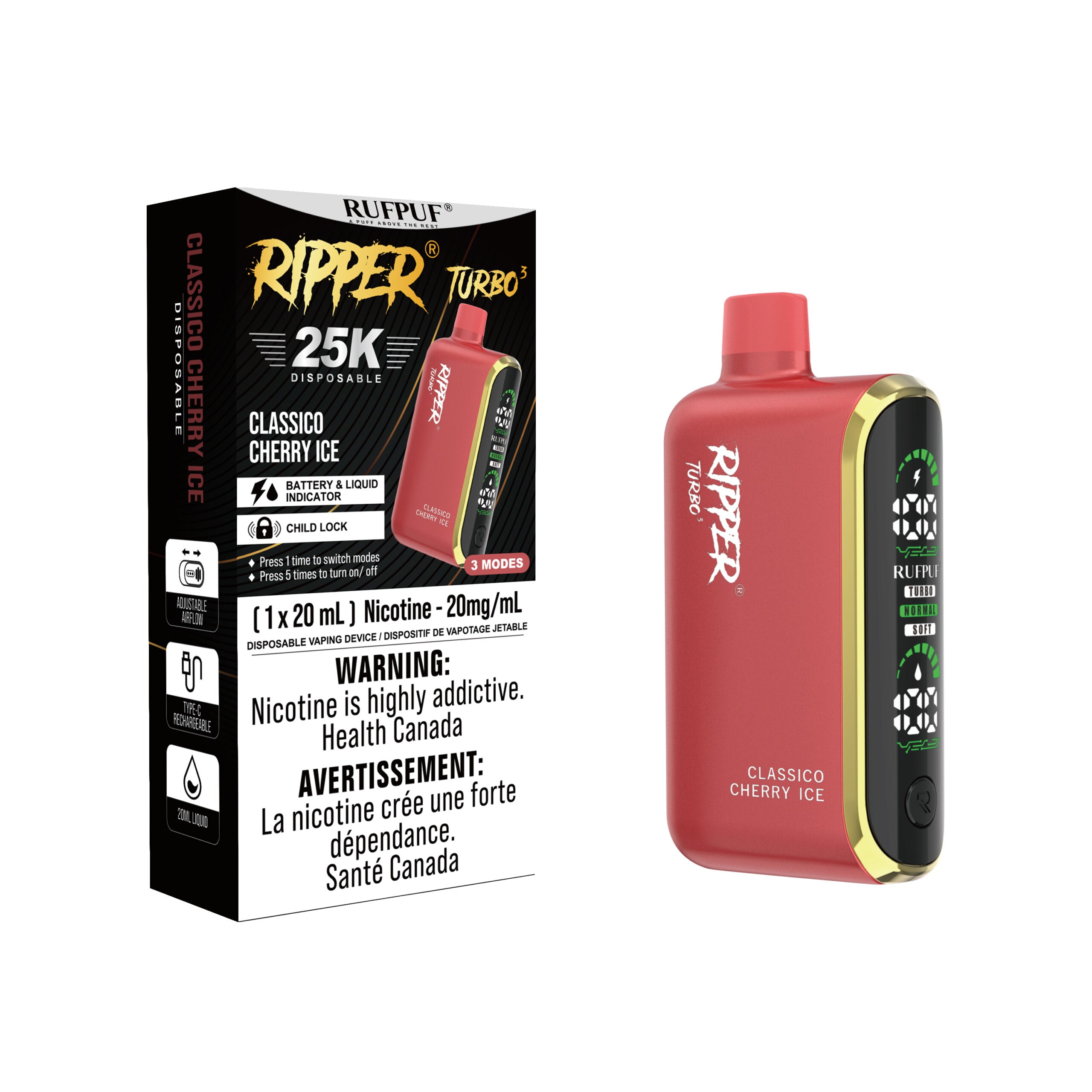 Ripper Turbo 3 - Classico Cherry Ice