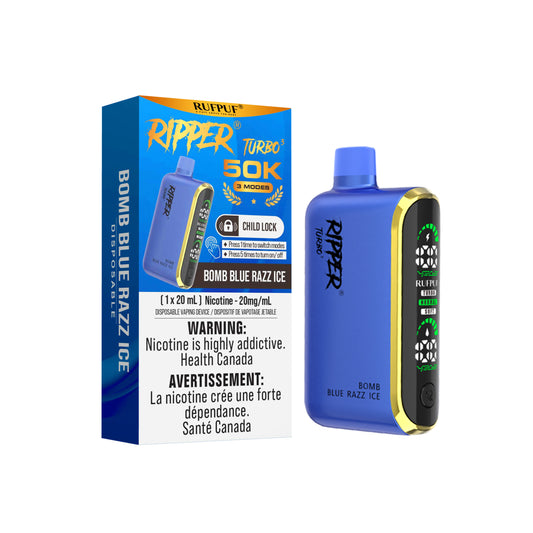 bomb blue raspberry ice Ripper Turbo 3 50K par Rufpuf