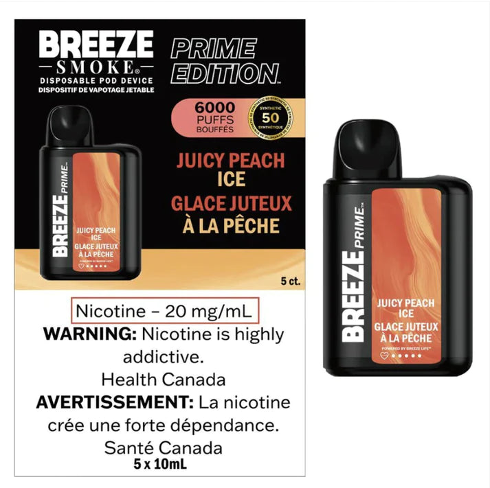 Breeze Prime Edition - Juicy Peach Ice