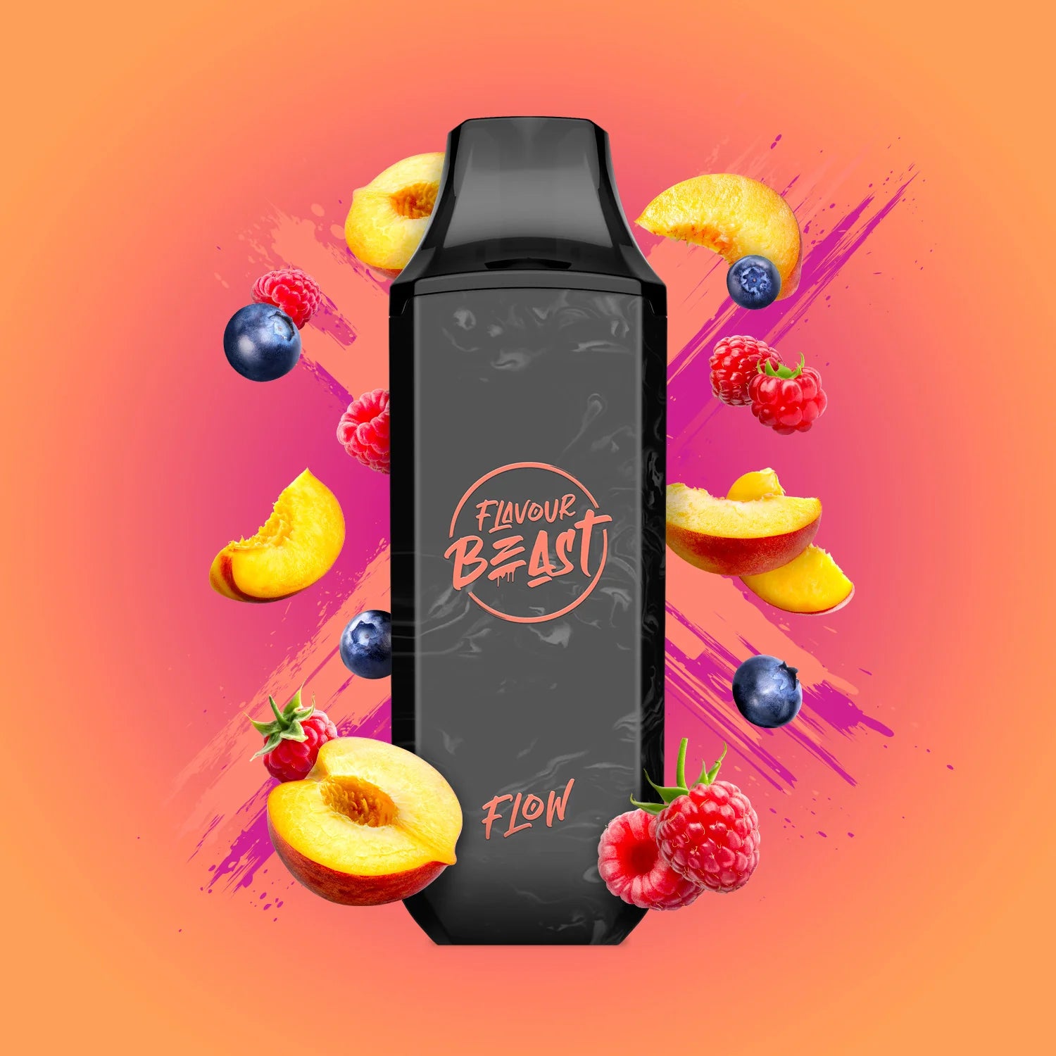 Flavor Beast Flow 4K - Packin’ Peach Berry