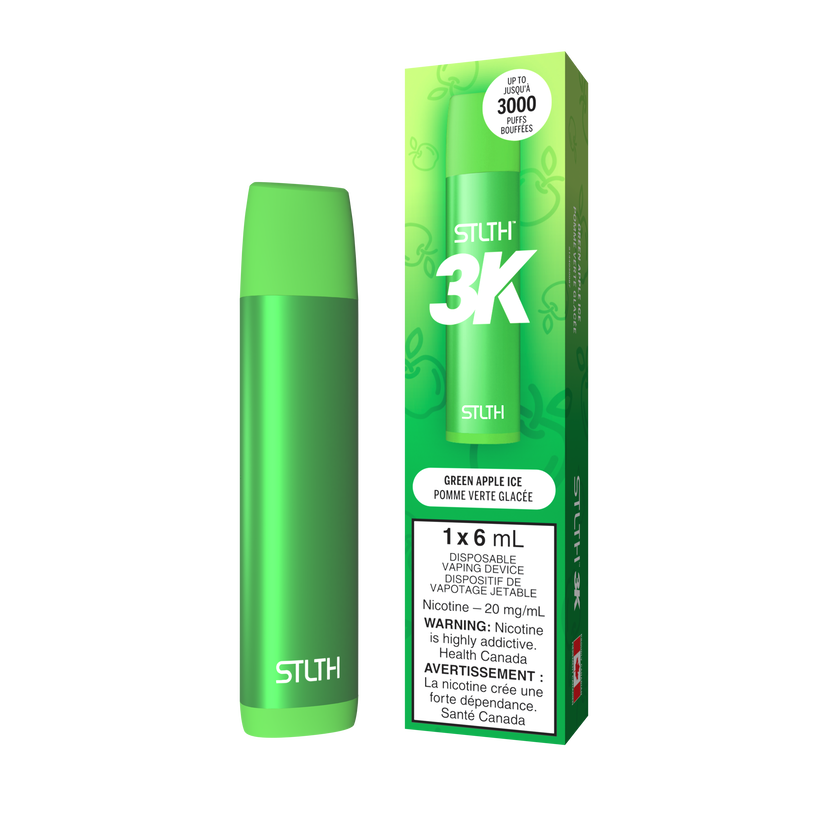Stlth 3K - Green Apple Ice