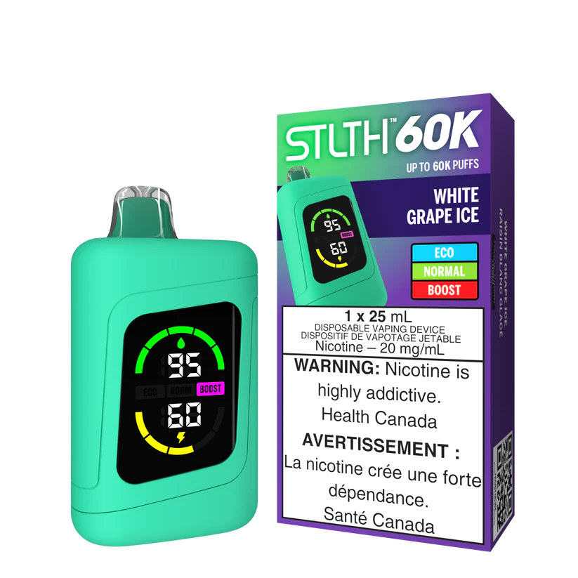 Stlth 60k - White Grape ice