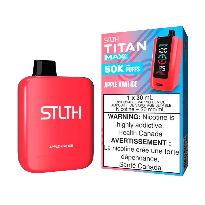 Stlth Titan Max - Apple Kiwi Ice