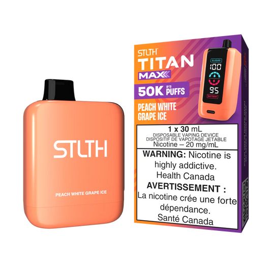 Stlth Titan Max - Peach White Grape Ice