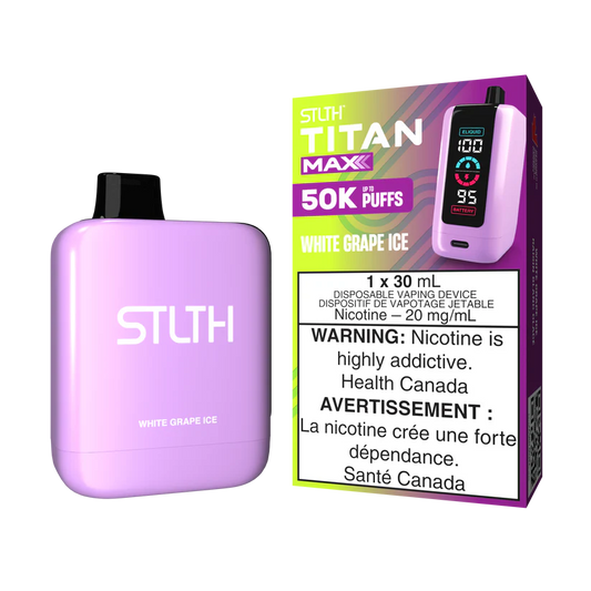 Stlth Titan Max - White Grape Ice