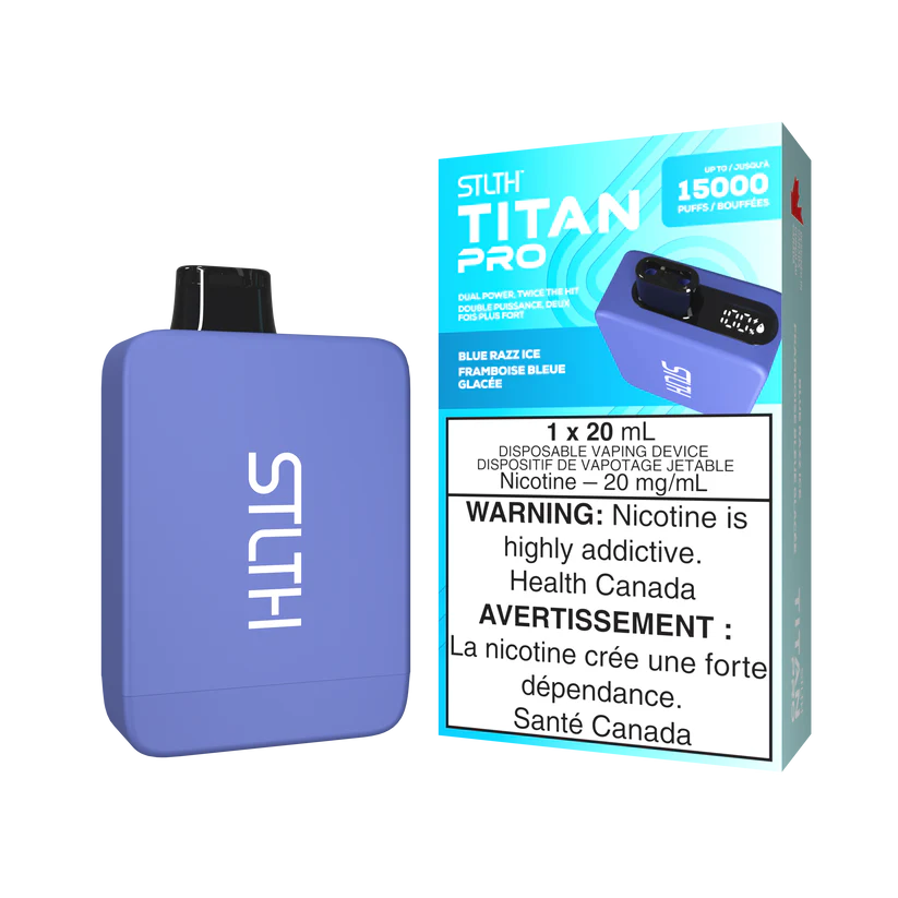 Stlth Titan Pro - Blue Razz Ice