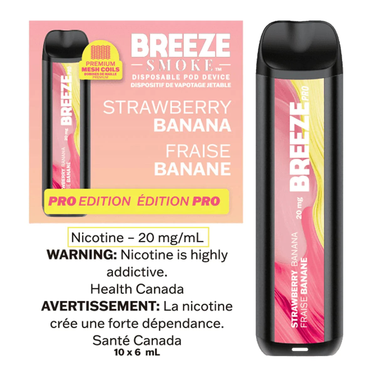 BREEZE PRO - Strawberry Banana