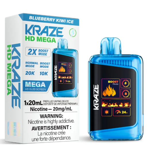 Kraze HD Mega - Blueberry Kiwi Ice