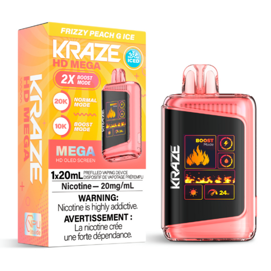 Kraze HD Mega - Frizzy Peach G Ice