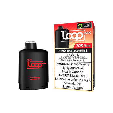 STLTH Loop Max – 70k Puffs Pod System-Strawberry coconut ice-20mg