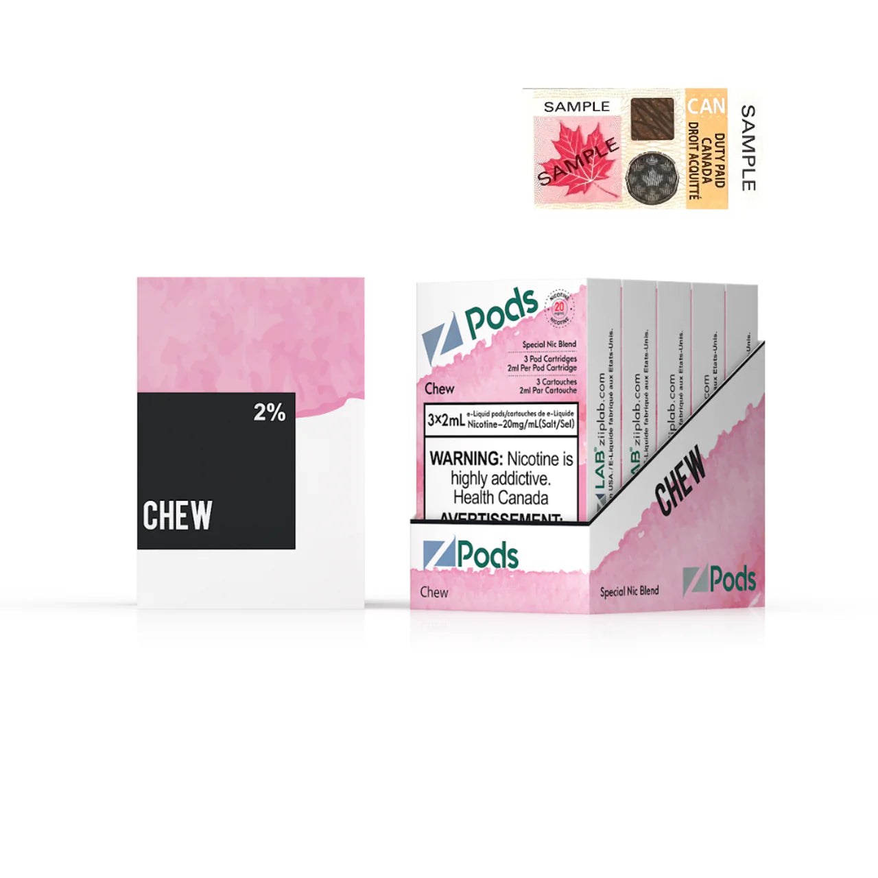 Zpods - Chew (Pink Glubule)