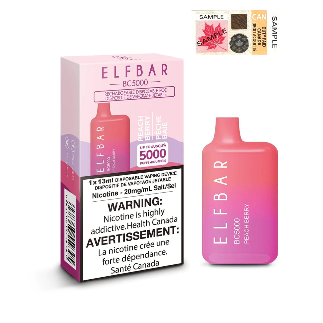 ELF Bar 5000 - PEACH BERRY