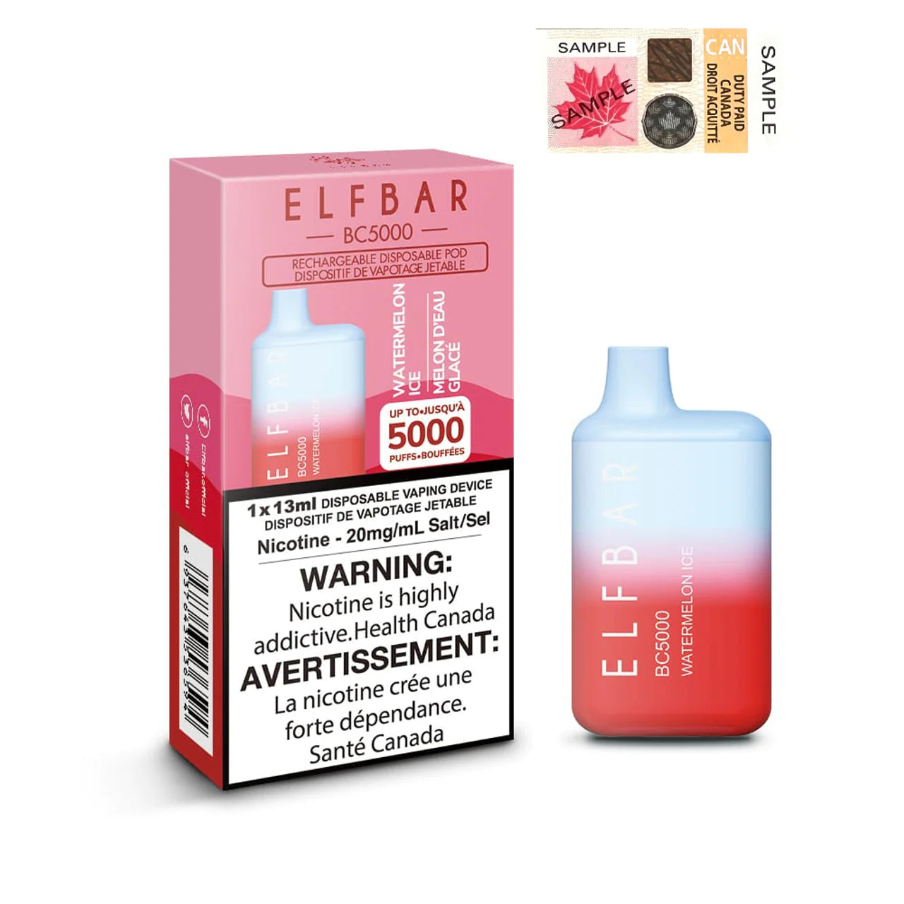 ELF Bar 5000 - WATERMELON ICE